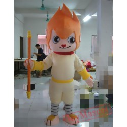 Cartoon Plush Monkey Mascot Costume
