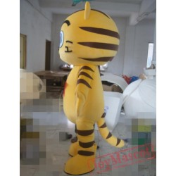 Cartoon Animal Yellow Cat Mascot Costume