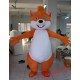 Cartoon Mouse Animal Cosplay Orange Squirrel Mascot Costume