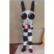 Cartoon Cosplay Black And White Rabbit Mascot Costume