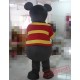 Cartoon Gray Mouse Mascot Costume