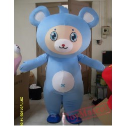 Cartoon Cosplay Plush Blue Bear Pink Bear Mascot Costume