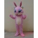 Animal Cartoon Cosplay Pink Rabbit Mascot Costume