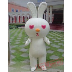 Cartoon Animal Little White Rabbit Mascot Costume