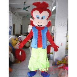 Plush Cartoon High Monkey Mascot Costume