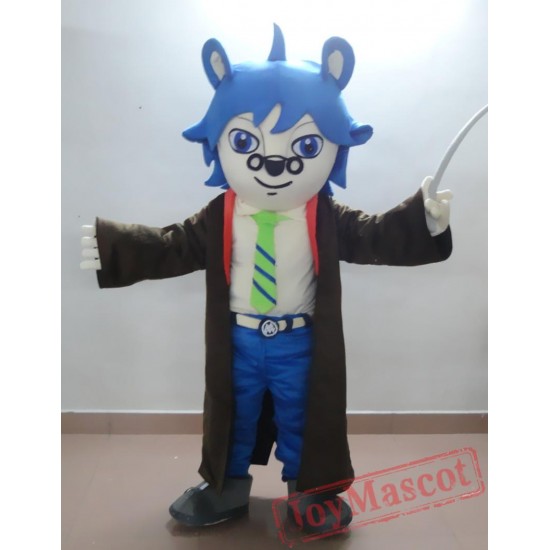 Cartoon Plush Little Wolf Mascot Costume