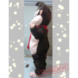 Cartoon Plush Gorilla Mascot Costume