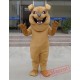 Cartoon Plush Little Yellow Dog Mascot Costume