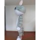 Cartoon Grey Cat Mascot Costume