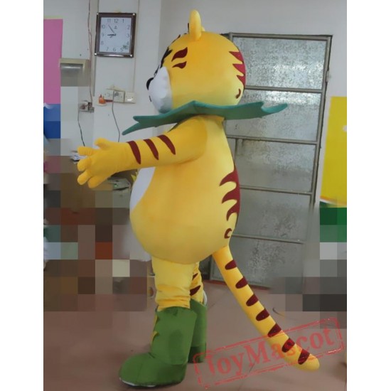 Cartoon Tiger King Mascot Costume
