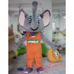 Cartoon Cosplay Elephant Mascot Costume