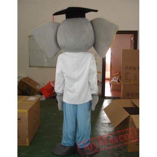 Cartoon Cosplay Elephant Dr Mascot Costume