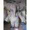 Cartoon Plush Gray Elephant Mascot Costume