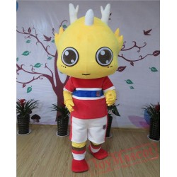 Red Dragon Mascot Costume For Adullt & Kids