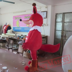 Red Fox Mascot Costume For Adullt & Kids