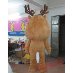 Reindeer Christmas Deer Mascot Costume For Adullt & Kids