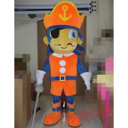Pirate Captain Mascot Costume For Adullt & Kids