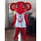 Red Elephant Mascot Costume For Adullt & Kids