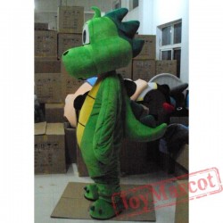 Giant Green Dragon Mascot Costume