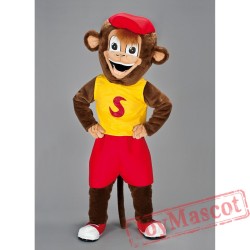 Sporty Monkey Mascot Costume