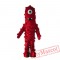 Red Monster / Virus Mascot Costume