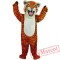Professional Quality Orange Tiger Mascot Costume Adult