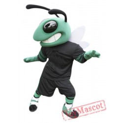 Green Sport Hornet Mascot Costume