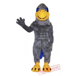 College Grey Hawk Mascot Costume