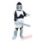 Black & Silver Knight Mascot Costume