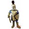 Blue & Golden Knight Mascot Costume