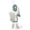 Green & Sliver Knight Mascot Costume