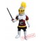 Silver & Red Knight Mascot Costume