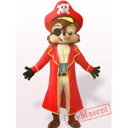 Pirate Squirrel Mascot Costume