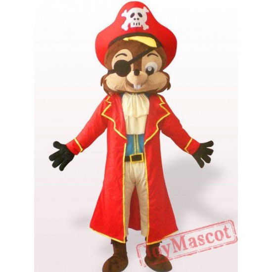 Pirate Squirrel Mascot Costume