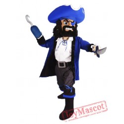 Blue Pirate Mascot Costume