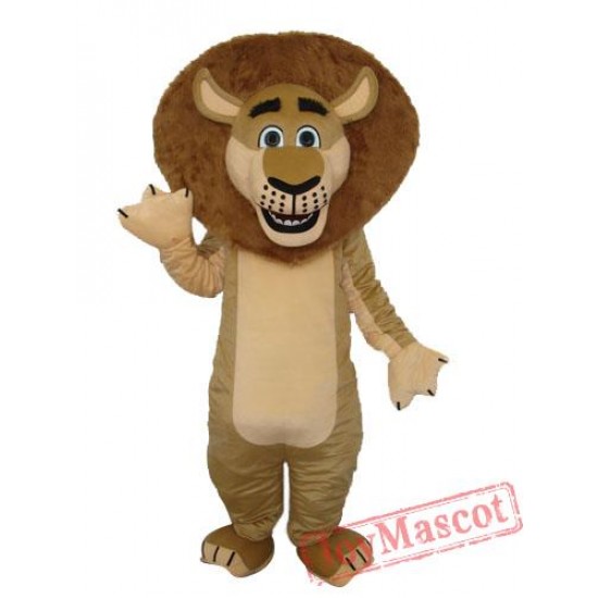 Lion In Madagascar Mascot Adult Costume
