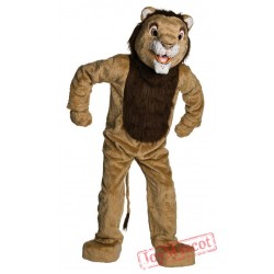 Plush Adult Deluxe Lion Mascot Costume