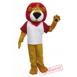 Red Hair Lion Mascot Costume