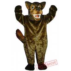 Mean Wolf Mascot Costume