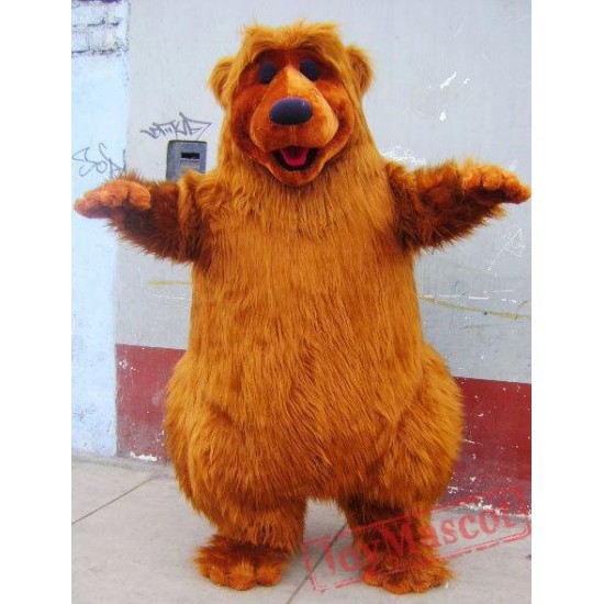Brown Bear Mascot Costume Adult Costume
