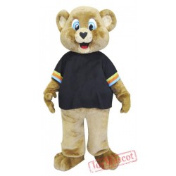 Sport Brown Bear Mascot Costume for Adult