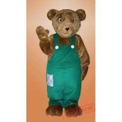Corduroy Bear Mascot Costume