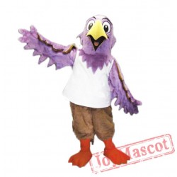 Pink Eagle Mascot Costume