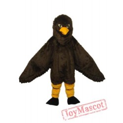 Long-Haired Brown Eagle Mascot Adult Costume