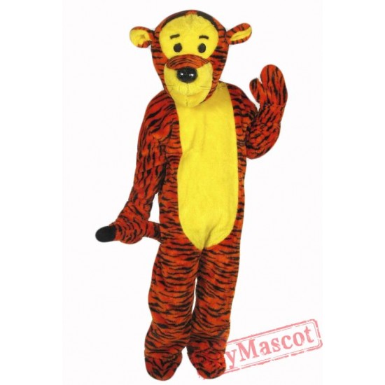 Bouncy Tiger Mascot Costume