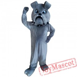 Grey Bulldog Mascot Costumes