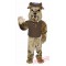 Brown Bulldog Mascot Costume