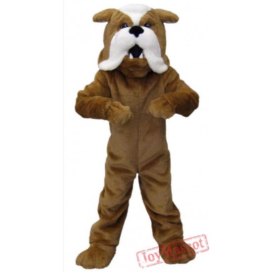 Brown Bulldog Mascot Costumes