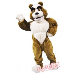 Power Muscular Bulldog Mascot Costume