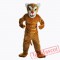 Power Leopard Panther Cat Cougar Mascot Costume